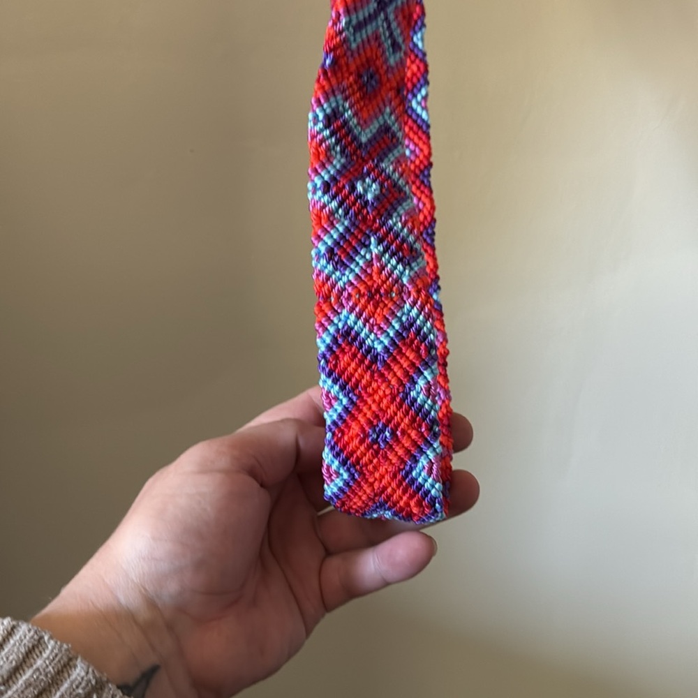 Colorful Geometric Patterned Strap - image 3